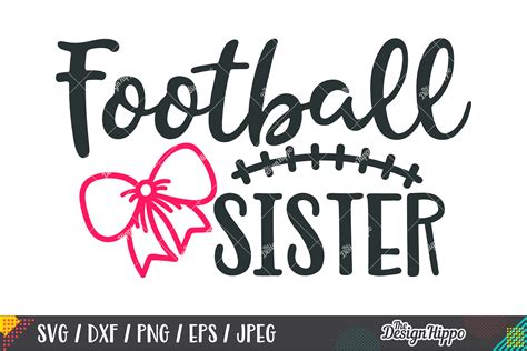 Download Free football sister 5 Cricut SVG